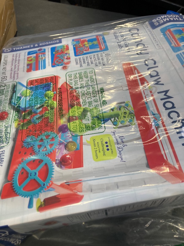 Photo 1 of Thames & Kosmos Candy Claw Engineering STEM Experiment Maker Lab | Build Your Own Claw Machine | Learn Hydraulics & Engineering | Includes Lollipops | Toy of The Year Finalist | Difficulty: Advanced