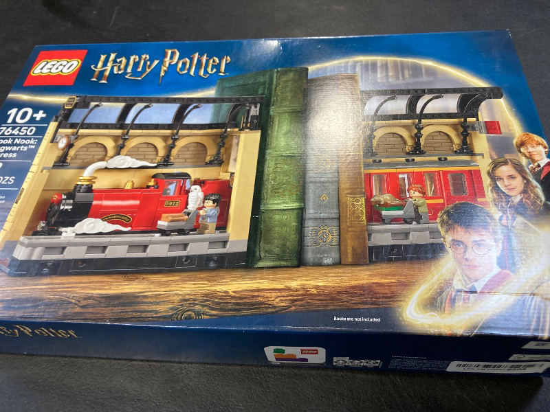 Photo 1 of LEGO Harry Potter Book Nook: Hogwarts Express Building Set - Bedroom Shelf Decor for Boys, Girls, & Fans, Ages 10+ - Collectible Harry & Ron Minifigures - Birthday Gift Idea - 76450
