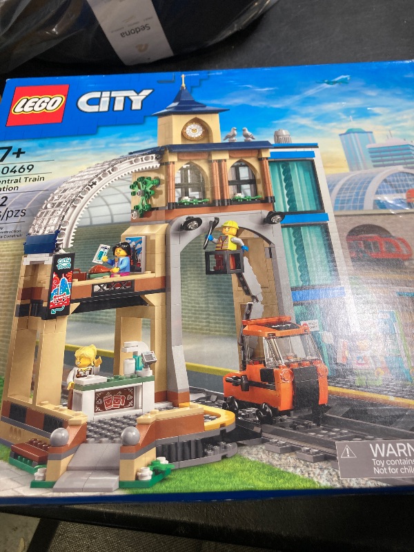 Photo 1 of LEGO City Central Train Station Building Toy - Multi-Level Pretend Play Set for Boys & Girls, Ages 7+ - Building Blocks for Kids - Gift Idea for Birthdays - 60469
