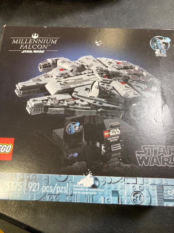 Photo 1 of LEGO Star Wars Millennium Falcon A New Hope 25th Anniversary Collectable Model - DIY Building Sets for Adults, Men & Women, Ages 18+ - Comes with Display Stand - Star Wars Gift - 75375