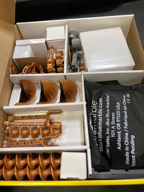 Photo 1 of National Geographic Magnetic Marble Run - 150-Piece STEM Building Set for Kids & Adults with Magnetic Track & Trick Pieces & Marbles for Building A Marble Maze, STEM Project (Amazon Exclusive)