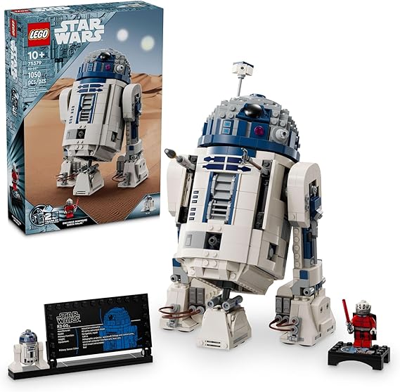 Photo 1 of LEGO Star Wars R2-D2 Building Toy Set - Play or Display Star Wars Toy for Boys & Girls, Ages 10+ - Gift Ideas for Kids & Fans - Includes 25th Anniversary Darth Malak Minifigure - 75379