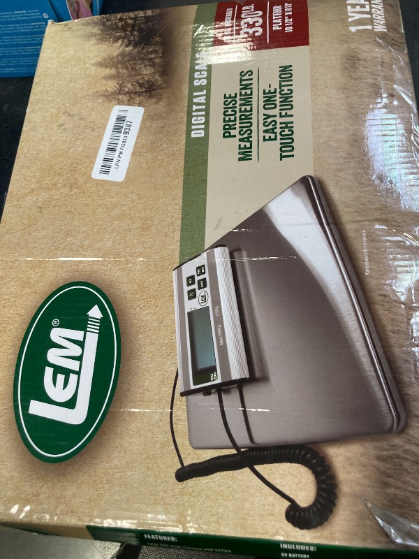 Photo 1 of LEM 330 lb. Stainless Steel Digital Scale 1167