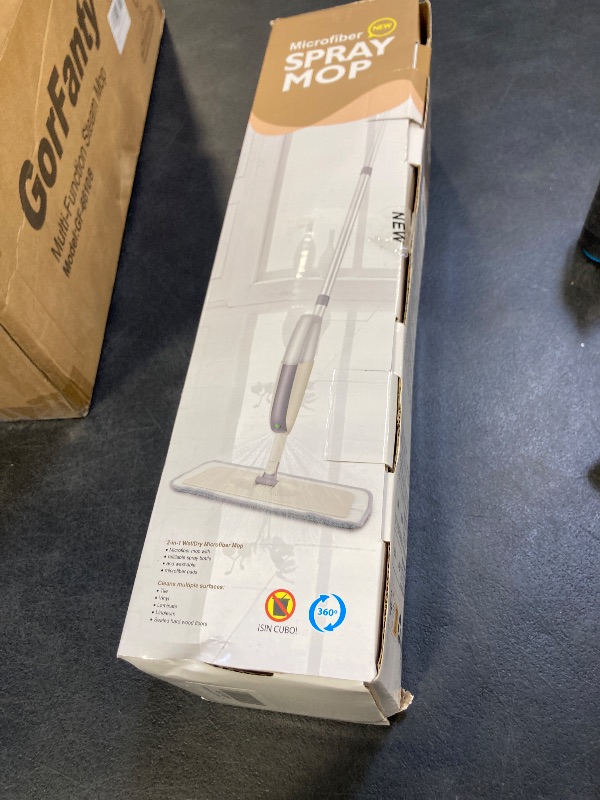 Photo 1 of Spray Mops for Floor Cleaning: MEXERRIS Wet Mop with 3 Washable Pads for Swiffer Powermop - Floor Mop with Refillable Bottle - Home Commercial Dust Mops for Hardwood Laminate Ceramic Tiles