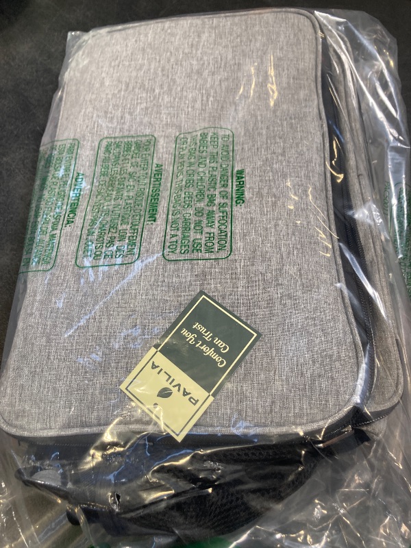 Photo 1 of PAVILIA Knitting Bag Yarn Storage Tote, Large Crochet Organizer Bag, Yarn Storage Holder for Crocheting Knitter, Knitting Project Bag, Crochet Accessories Set, Gifts For Crochet Lovers, Heather Grey