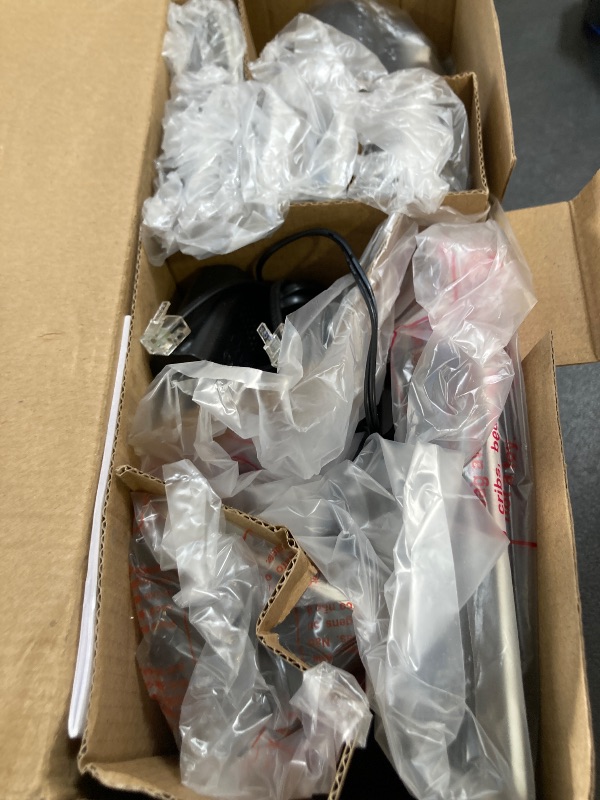 Photo 1 of AT&T Cordless Phone 5 Handset with Bluetooth, Landline Phones for Home, Answering System, Smart Call Blocker, DECT 6.0 Extended Range, 2" Backlit Screen, Lighted Keypad with Big Buttons, BL3107-5