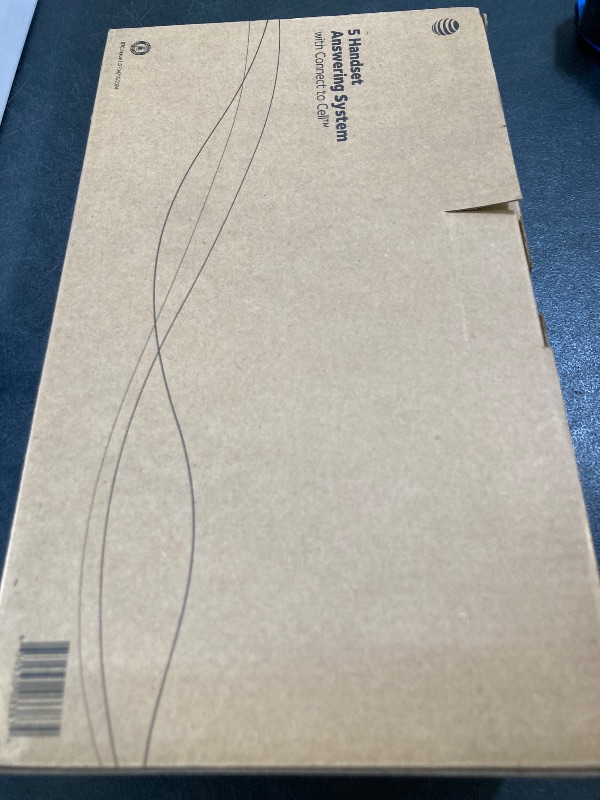 Photo 1 of AT&T Cordless Phone 5 Handset with Bluetooth, Landline Phones for Home, Answering System, Smart Call Blocker, DECT 6.0 Extended Range, 2" Backlit Screen, Lighted Keypad with Big Buttons, BL3107-5