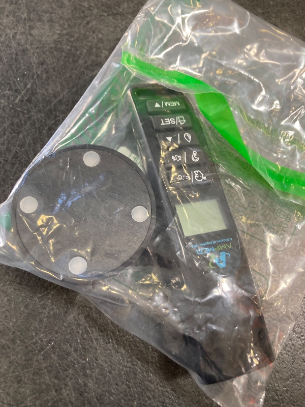 Photo 1 of Amplim Baby Thermometer | 3-in-1 Accurate Infrared Thermometer for Ear, Forehead & Touchless, Fever Thermometer for Baby, Infants, Toddlers, Kids & Adults | Base Stand & Clock (Black)