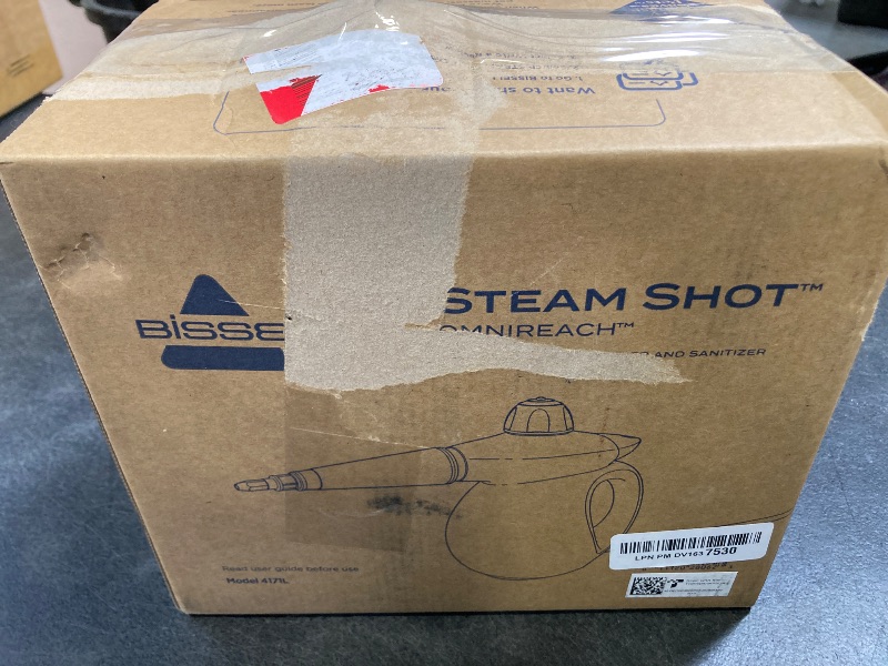 Photo 1 of BISSELL® Steam Shot™ OmniReach handheld portable steam cleaner for tile, grout, windows, bathrooms, kitchens, fabric steaming tool