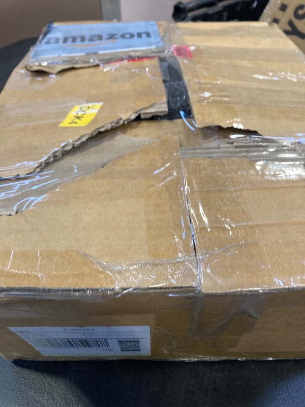 Photo 1 of 12 FT Trampoline Replacement Safety Enclosure Net for 6 Straight Poles Round Frame Trampolines, Breathable and Weather-Resistant with Adjustable Straps(NET ONLY)