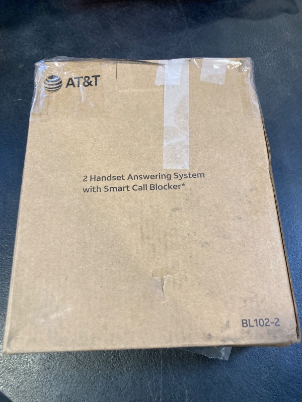 View 2 of AT&T BL102-2 DECT 6.0 2-Handset Cordless Phone for Home with Answering Machine, Call Blocking, Caller ID Announcer, Audio Assist, Intercom, and Unsurpassed Range, Silver/Black