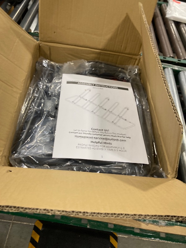 Photo 1 of Mr IRONSTONE Floor Bike Rack for Garage, Indoor/Outdoor Storage Stand, Bicycle Parking Rack for Mountain, Road and Kids Bikes (Black, 5 Bike)