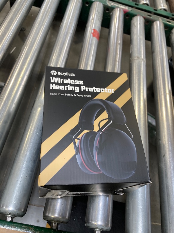 Photo 1 of Qozybuds Gel Cushions Ear Muffs, Bluetooth 6.0 Hearing Protection Headphones with 1200mAh Battery, 120H Working Time, 30dB SNR, Larger Buttons for Easy Operation, Superior Stereo Sound