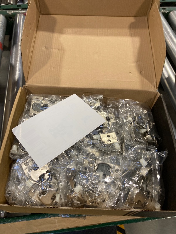 Photo 1 of Chibery 50 Pack 1/2" Overlay 4D Soft Close Concealed Hinges for Face Frame Door, Adjustable Closing Speed, Smooth Slow Self Close Hinges, Satin Nickel, 105° Open Angle Stainless Steel Cabinet Hinges