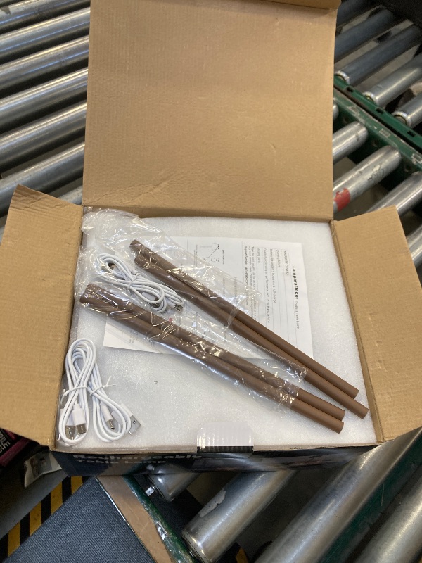 Photo 1 of 4 Pack Brown Cordless Table Lamps-Wireless Rechargeable Lamps Bulk of 4,Waterproof Outdoor Table Lamp for Patio/Restaurant/Dinner Dining Tabletop Lights/Kitchen,Multiple Battery Operated Lamps