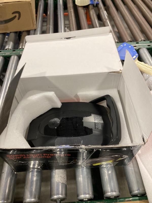 Photo 1 of 50PSI Paddle Board Pump Electric Portable, High Pressure Sup Pump - Dual Stage Inflation, Auto Shut Off and Deflate,12V DC Connector for Paddle Board/Car/Bicycle/Inflatable Bed (Battery Not Included)