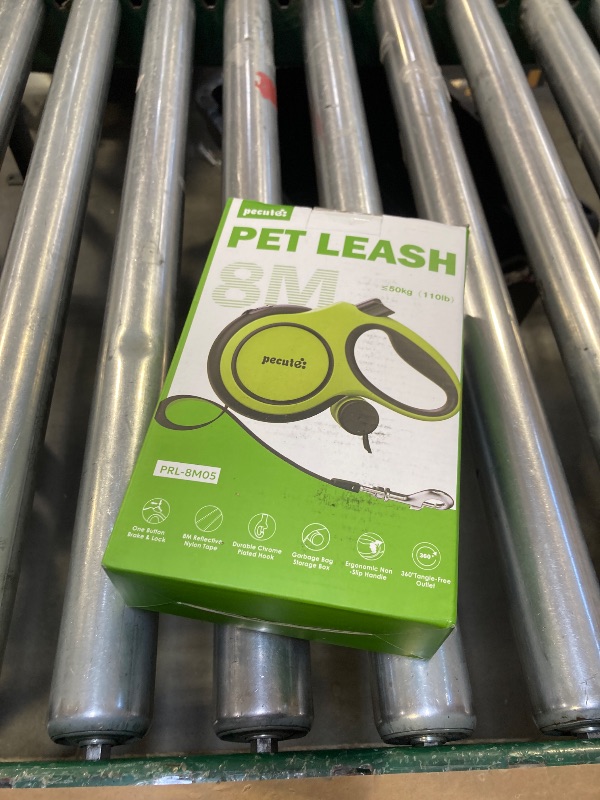 Photo 1 of 26ft Dog Leash Retractable with Chew Proof Extender, Upgraded Heavy Duty Retractable Dog Leash with Poop Bag Holder,Anti-Slip Grip, Reflective Leashes for Medium Large Pets 33lbs-110lbs (Black)