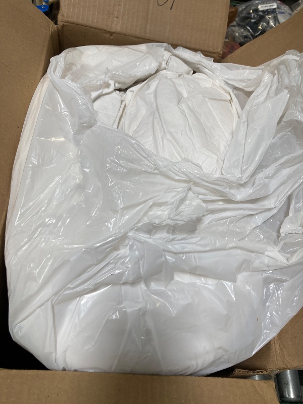 Photo 1 of APSMILE Oversized King Size Down Feather Fibers Heavyweight Duvet Insert - Thick Comforter with 100% Cotton Cover, Fluffy Fill-Power Winter Bedding for Cold Weather (120 x 98 inches, Ivory White)