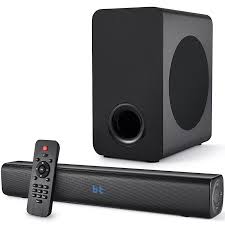 Photo 1 of Fansbe Direct Sound Bar Speakers 2.1ch Wall Mount, Dark Gray
