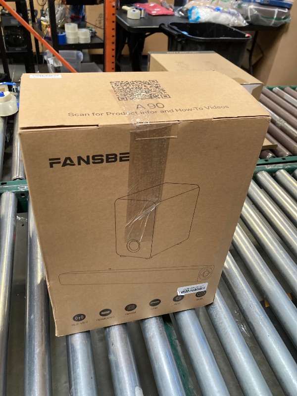 Photo 1 of Fansbe Direct Sound Bar Speakers 2.1ch Wall Mount, Dark Gray