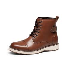 Photo 1 of Men's Combat Ankle Boots Motorcycle Lace-Up Casual Dress Biker Boot Bold Design size 9