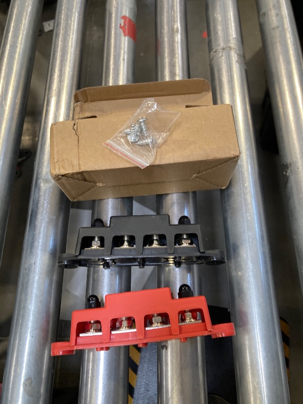 Photo 1 of 250A 4 Stud 3/8" M10 Post Automatic Marine Electric Battery Power Distribution Terminal Block Bus Bar With Cover