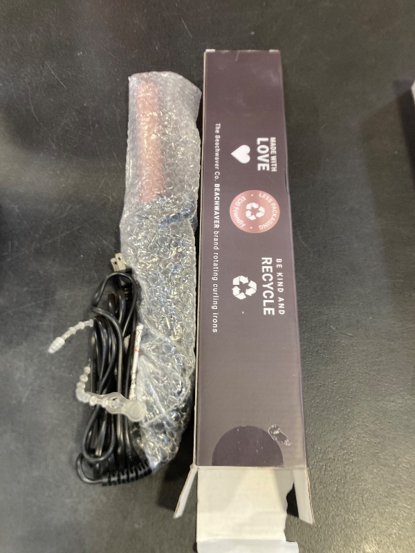 Photo 1 of The Beachwaver Co. B1 Rotating Curling Iron-Automatic 1 Inch Ceramic Curling Iron-Easy-to-Use Spinning Wand for Long-Lasting Waves -Auto-Shut Off, Travel-Friendly,Dual Voltage (BW160) in Midnight Rose