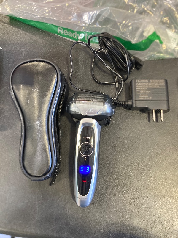 Photo 1 of Panasonic ARC5 Electric Razor for Men with Pop-Up Trimmer, Wet/Dry 5-Blade Electric Shaver with Intelligent Shave Sensor and Multi-Flex Pivoting Head – ES-LV65-S (Silver)