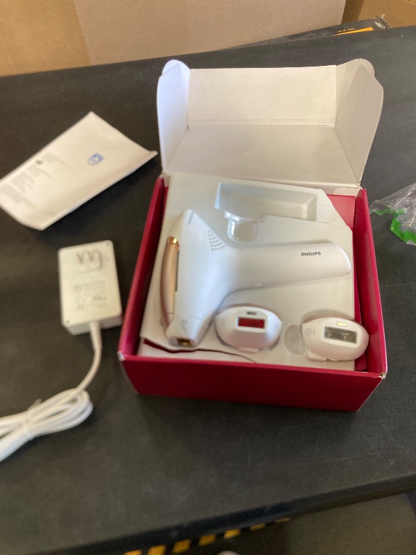 Photo 1 of Philips Lumea 8000 Series IPL Hair Removal Device, Permanent Laser Hair Reduction for Women & Men, Easy and Comfortable Use at Home, SenseIQ, 3 Attachments for Body, Face, Intimate, BRI937/03