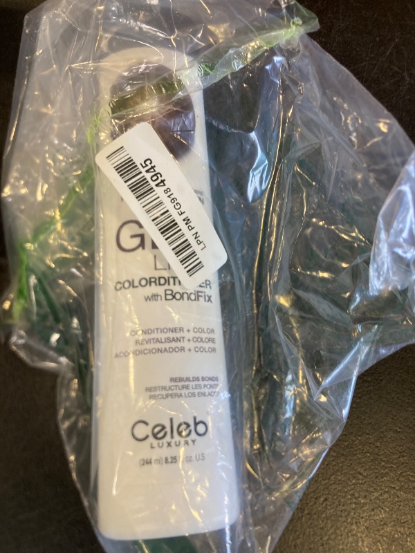 Photo 1 of Celeb Luxury Gem Lites Star Sapphire Colorditioner, Color Depositing Conditioner with Bondfix Bond Rebuilder, Semi Permanent Hair Colour Glaze, , Maintains and Refreshes Medium to Deep Brown Tones