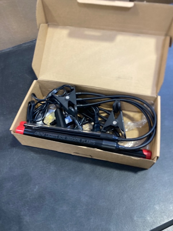 Photo 1 of 2Pack Clip Grow Lights for Seed Starting with Timer, Full Spectrum Brightest Plant Growing Lamps for Indoor Plants, Bonsai, Seedlings, 27 Watt Home Plug But Not 10W Adapter