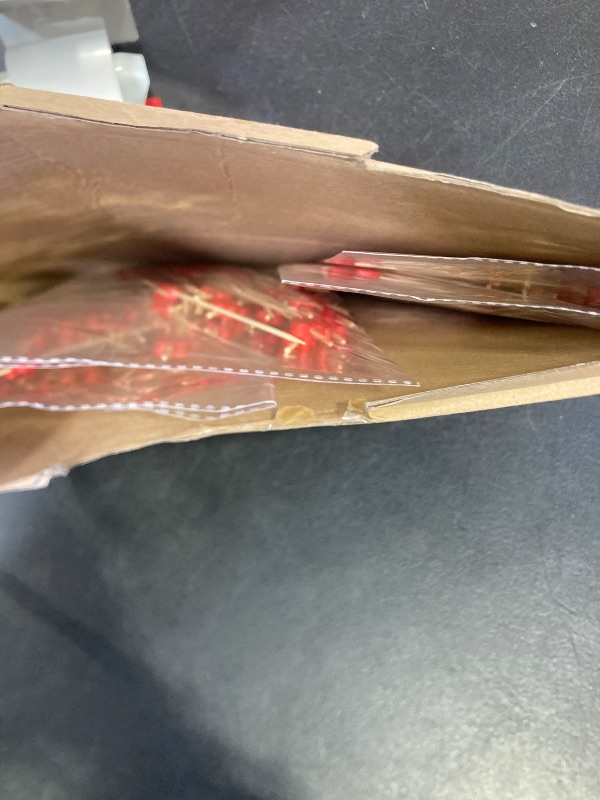 Photo 1 of 120 PCS Red Love Heart Shaped Cocktail Picks, 4.7Inch Bamboo Fancy Toothpicks for Appetizers, Cocktail Skewers Sticks Selected for Weddings, Valentines Day, Desserts, Charcuterie, Food, Drinks