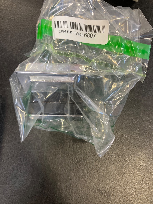 Photo 1 of Harris Hardware TP5110-I Strike & Keeper Die Cast Zamac Chrome Plated Square Edge Partition with 1-1/4" Partition Thickness