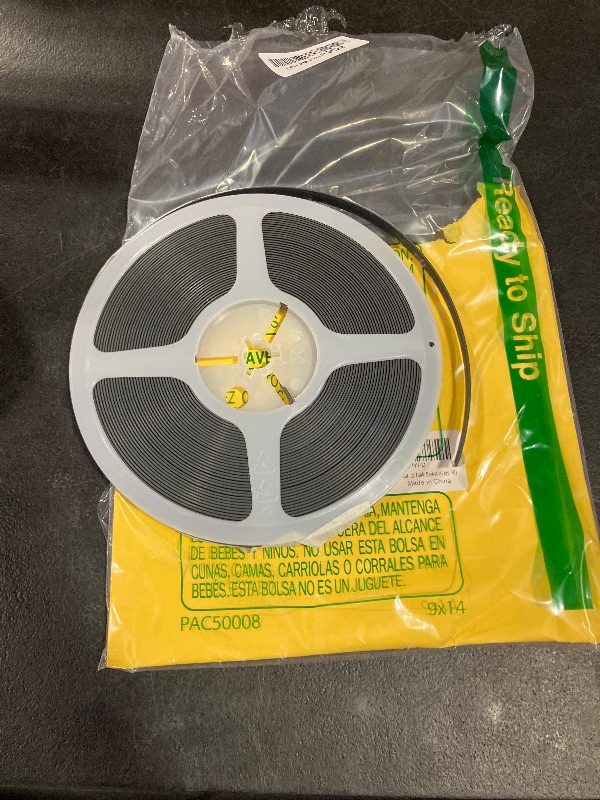 Photo 1 of RNY Amor Grey Poly Rattan Chair Repair Material with Ribbed Fabric Knitting and Repairing (Dark Grey, 50FT)