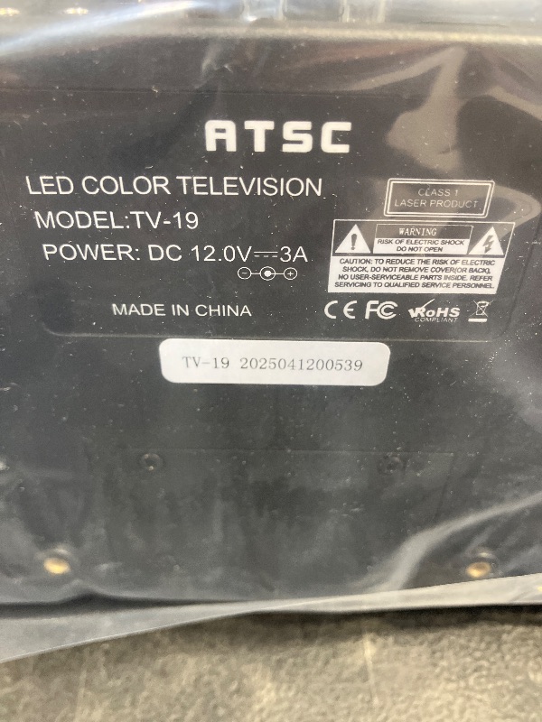 Photo 1 of Feihe 19 Inch HD LED Flat Screen TV 1080p IPS Display w/Digital Dual Tuners ATSC/HDMI/VGA/AV/USB, 12 Volt RV TV Built in Dual Speakers Suitable for Kitchen/RV/Caravan and Boat(Not Smart TV)