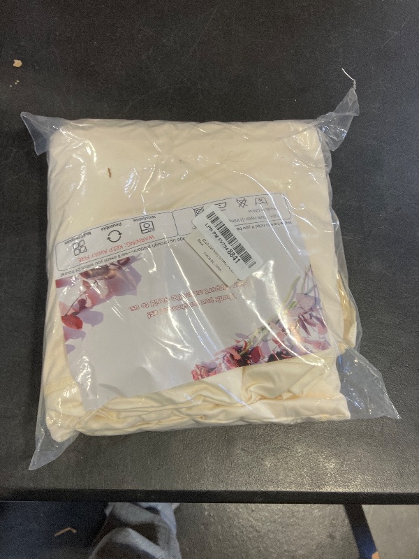 Photo 1 of 10x10ft Wrinkle Free Ivory Backdrop Curtain for Parties Soft Fabric Drapes Wedding Ivory Curtain Backdrop for Birthday Party Decorations Background for Photography 5x10ft,2 Panels