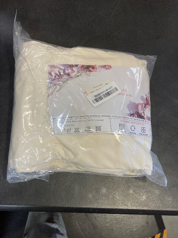 Photo 1 of 10x10ft Wrinkle Free Ivory Backdrop Curtain for Parties Soft Fabric Drapes Wedding Ivory Curtain Backdrop for Birthday Party Decorations Background for Photography 5x10ft,2 Panels