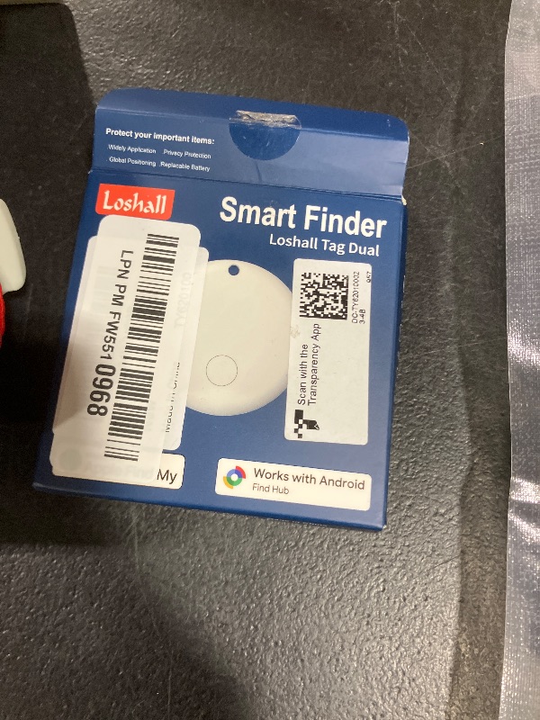 Photo 1 of 2025 Air Tracker Tags-4 Pack Item Locator for Android & iOS Bluetooth Tracker,Key Finders,Smart Tags Work with Apple Find My & Google's Find Hub (Black, for Android & iOS for iOS (4 Pack)