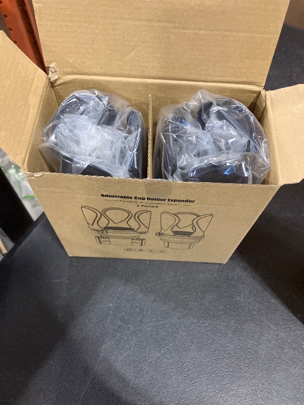 Photo 1 of 2Pack Car Cup Holder Expander, Cup Holder Extender Adapter with Expandable Arm and Adjustable Base, Compatible with Yeti Ramblers, Hydro Flasks, Stanley, Owala Most Coffee Mugs Bottles & Cups