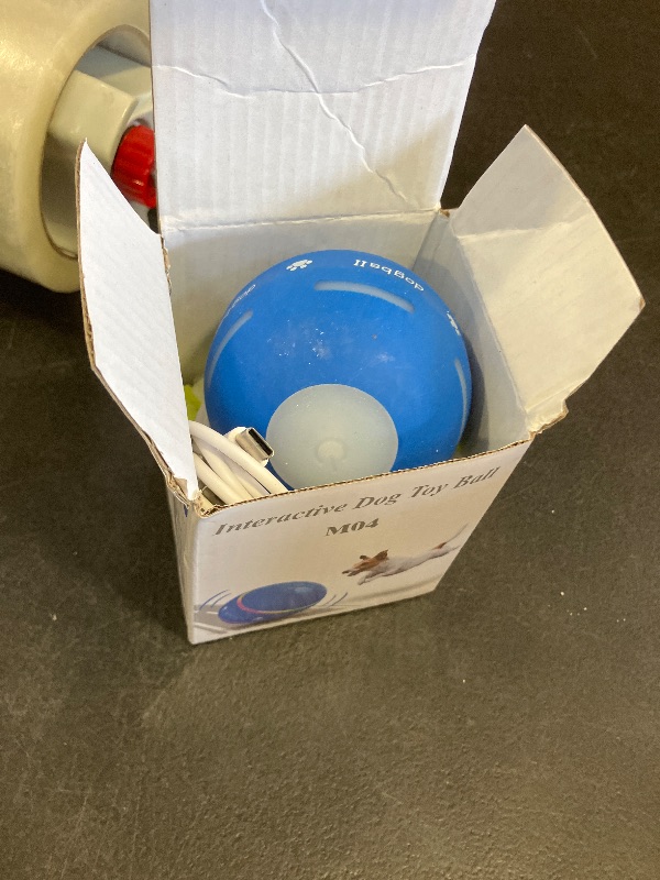 Photo 1 of PetDroid Interactive Dog Toys Dog Ball,[Newly Upgraded] Durable Motion Activated Automatic Rolling Ball Toys for/Small/Medium/Large Dogs,USB Rechargeable (Blue)