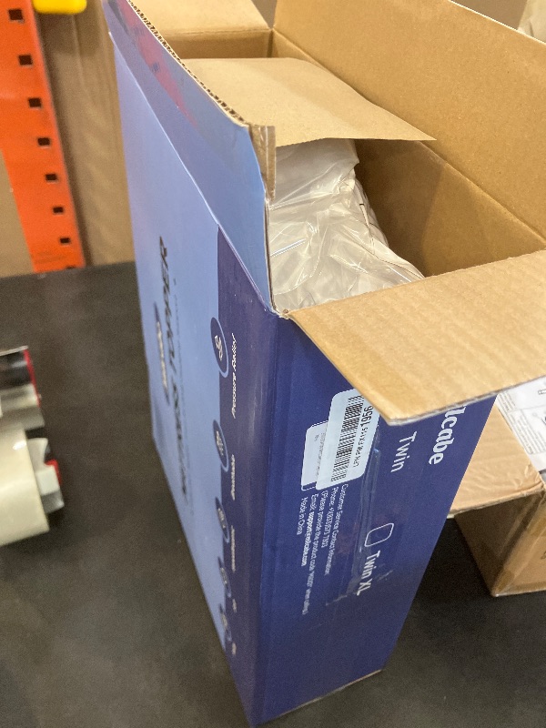 Photo 1 of 3 Inch Ultra-Fluffy Memory Foam Mattress Topper Twin XL for Back Pain, Extra Soft Pillow Top Twin XL Mattress Topper with 4X Support, Mattress Pad with Breathable Air Mesh Sides, 6-21'' Deep Pocket