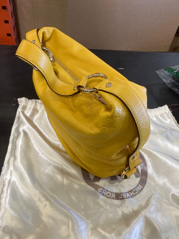 Photo 1 of michael kors yellow medium shoulder bag with dustbag 