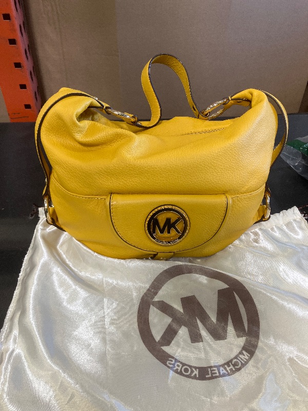 Photo 1 of michael kors yellow medium shoulder bag with dustbag 