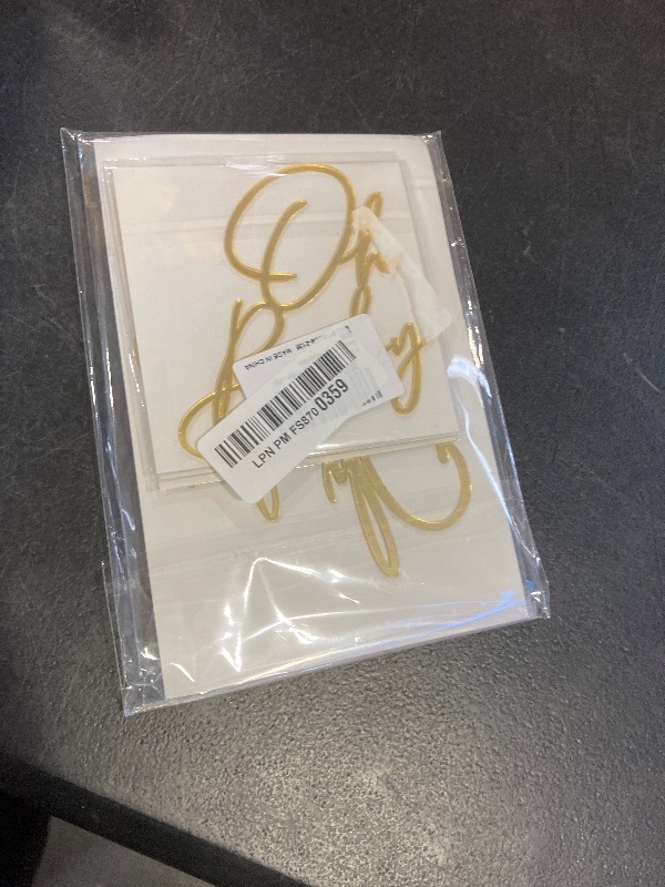 Photo 1 of 4 Pcs Oh Baby Cake Topper,Gold Acrylic Oh Baby Cake Topper for Celebrating Baby Shower Kids Birthday Party Decoration Supplies