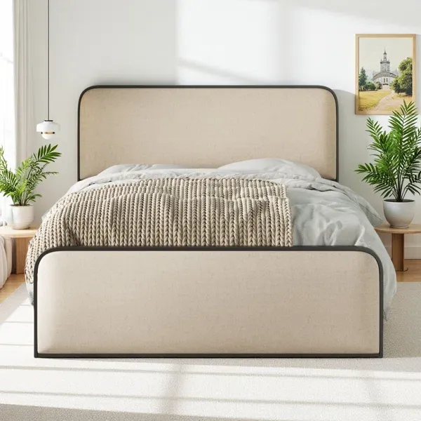Photo 1 of Upholstered Bed with Storage QUEEN