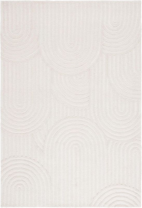 Photo 1 of South Hampton Collection Area Rug - 6' x 9', Ivory, Handmade Wool, Ideal for The Living Room, Dining Room, Bedroom