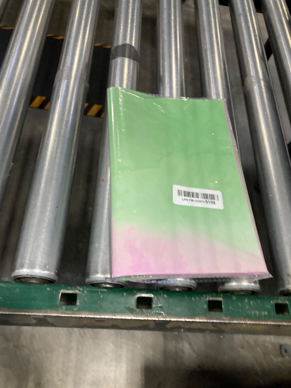 Photo 1 of Pineraap 12 Sheets Pink and Green Wrapping Paper, Gradient Gift Wrap Paper Watercolor Gift Packing Paper for Girls Women Witch Themed Birthday Party DIY Crafts, 19.7 x 27.6 Inch