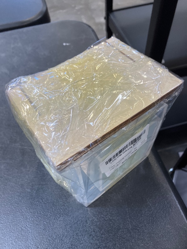 Photo 1 of 2 Packs Large Square Resin Molds Casting Molding Square Resin Mold Transparent Deep Cube Silicone Mold for DIY Craft Making Silicone Clear Casting Molds(3"&4")