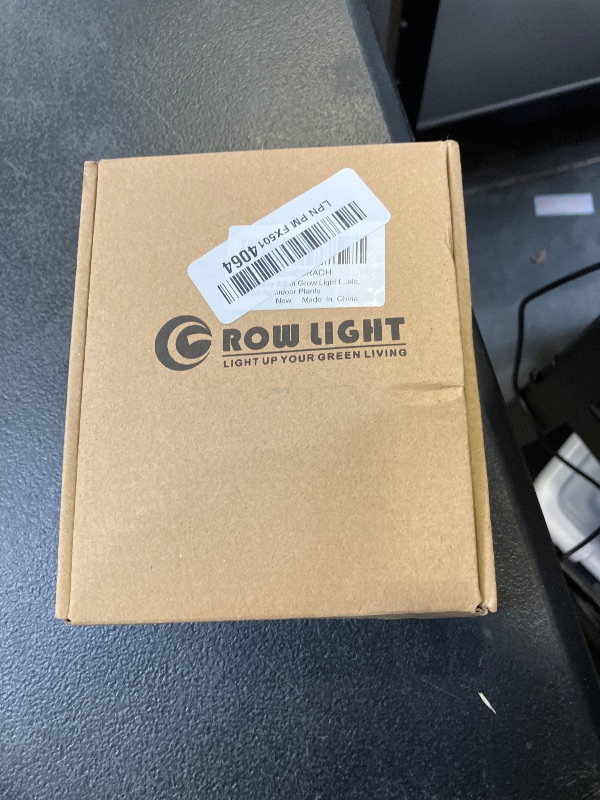 Photo 1 of Wiaxulay Grow Lights for Indoor Plants, 48 LEDs Full Spectrum LED Plant Grow Light, Under Cabinet Grow Lamp with Auto Timer 6/12/16 Hrs, 3 Lighting Mode, 5 Brightness Levels, One Head (3.5in)