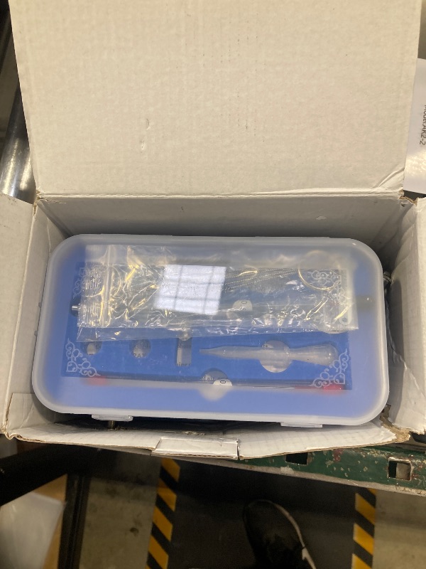 Photo 1 of Oasser Airbrush Kit with Air Compressor, Dual Action 40 PSI 10.5 L/min Airbrush Set Gun, Air Brush for Nails, Makeup, Model, DIY